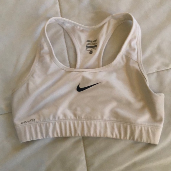 Nike Other - white nike pro sports bra